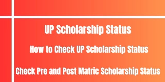 UP Scholarship Status