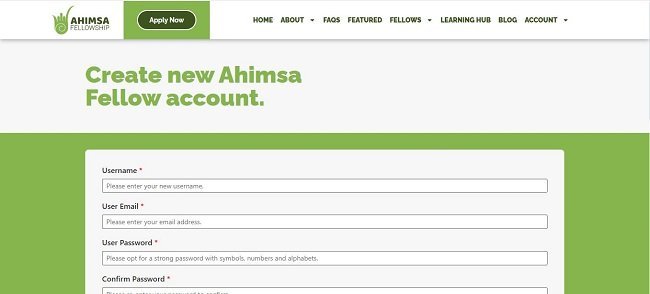 Applicant/Fellow Sign-Up