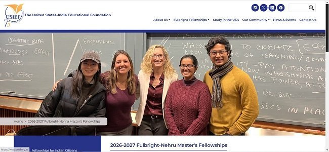Fulbright Nehru Master's Fellowships Official Website