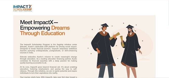 ImpactX Scholarship Program Official Website 