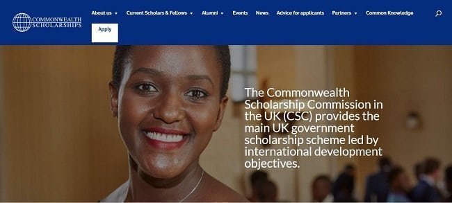 Commonwealth Distance Learning Scholarships Website