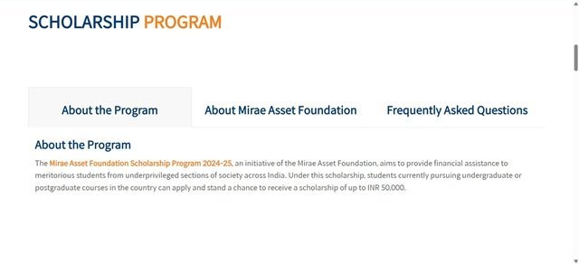 Mirae Asset Website