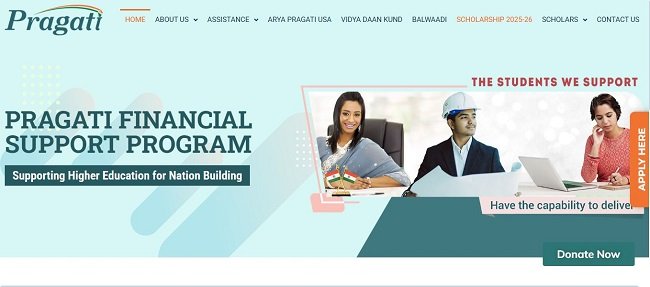 Arya Pragati website