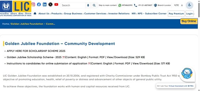 LIC Website