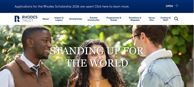 Rhodes Trust Website