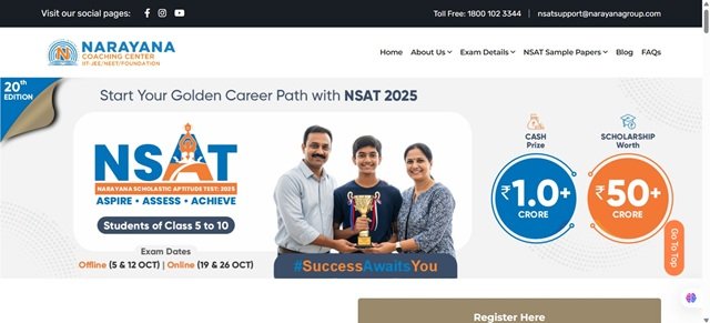 Narayana Website