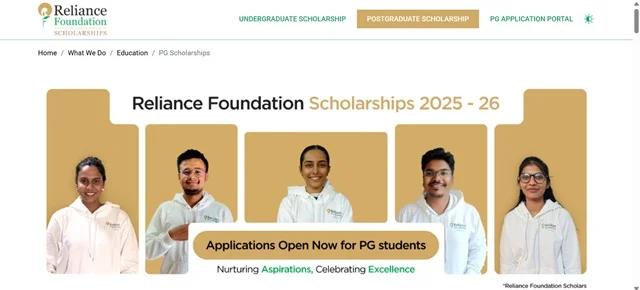 Reliance Foundation Website