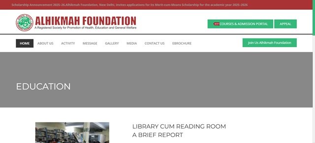 Alhikmah Foundation Website