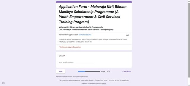 Application Form