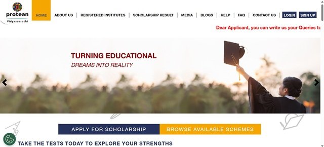 Vidyasaarathi Website